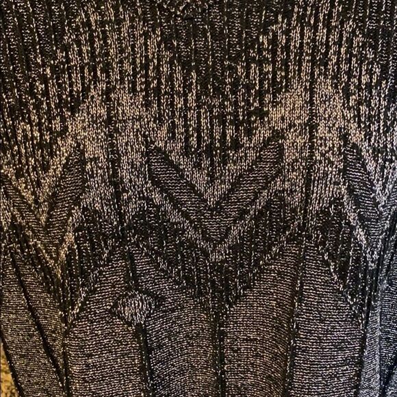 Norton McNaughton black silver shimmer sweater - Picture 8 of 13